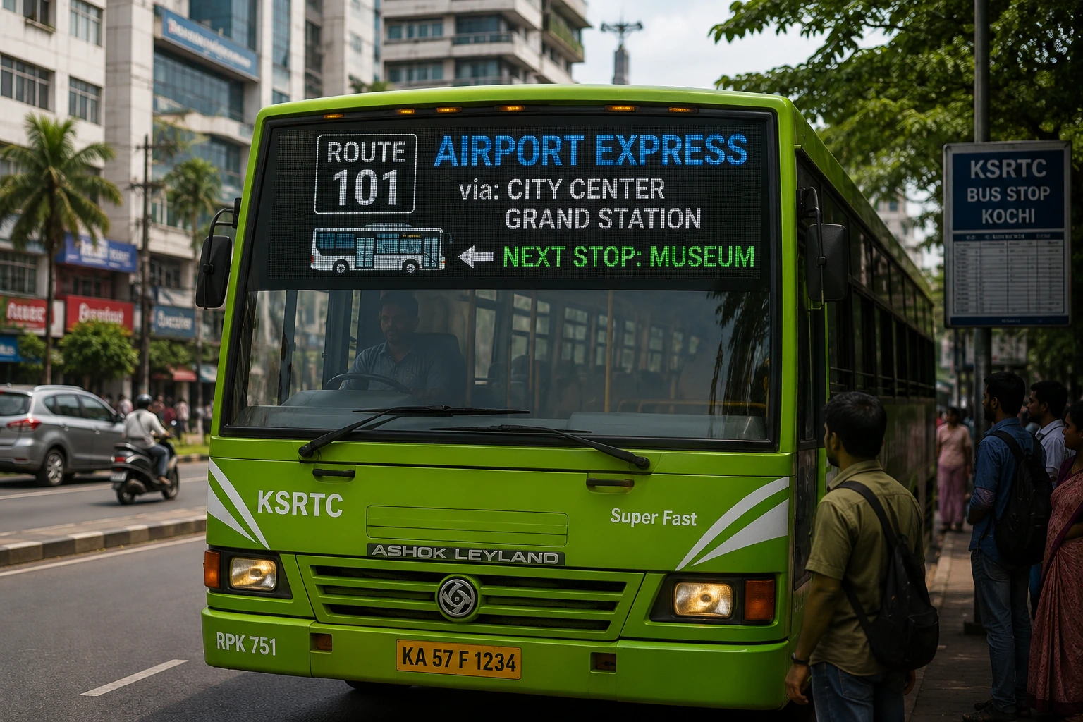 Bus Tracking Display