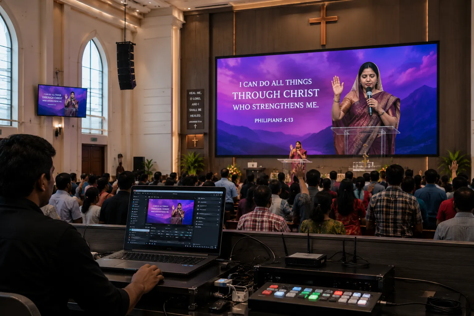 Church Interior Worship
