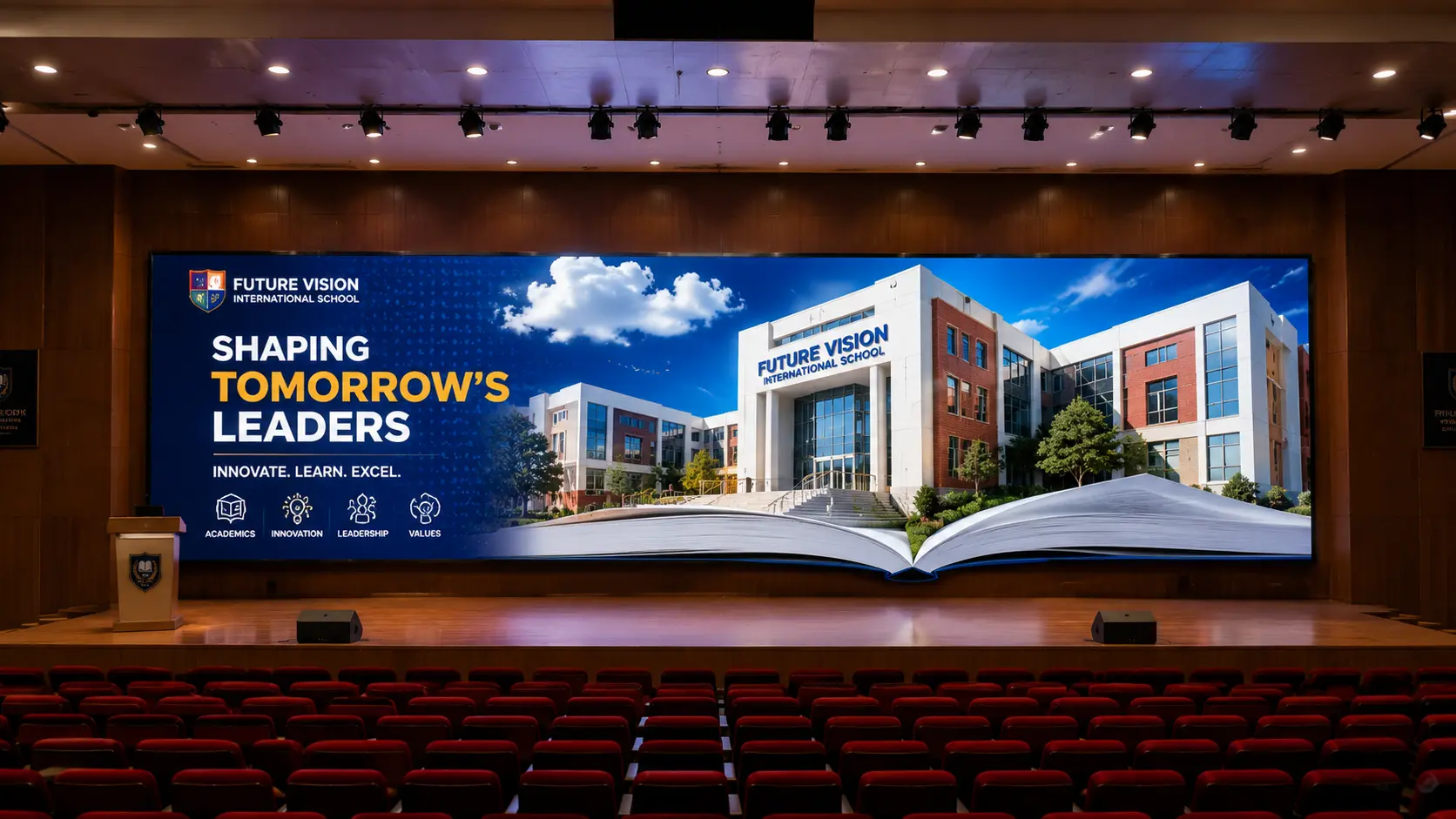 Indoor College Video Wall