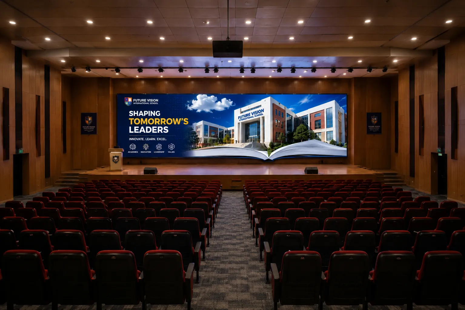 Indoor College Video Wall