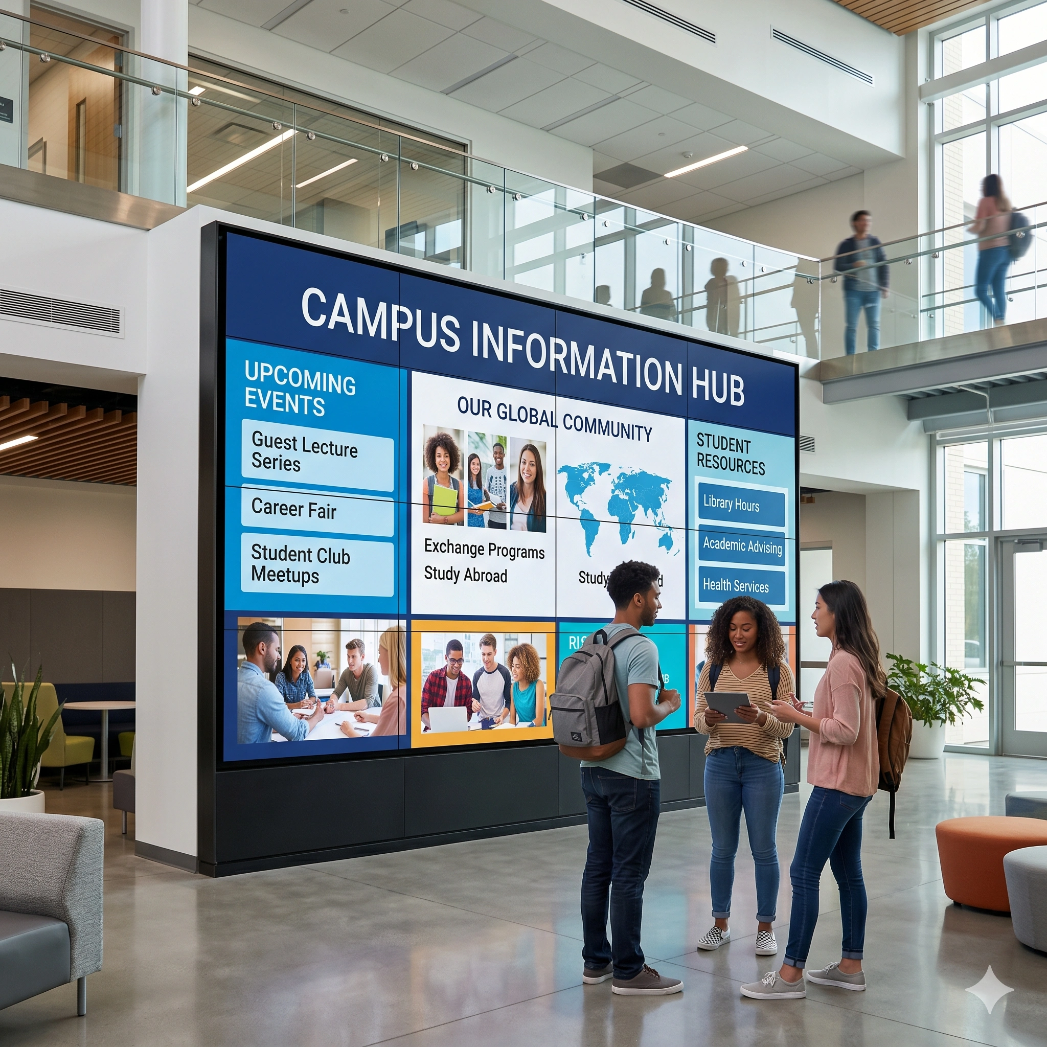 Indoor College Video Wall