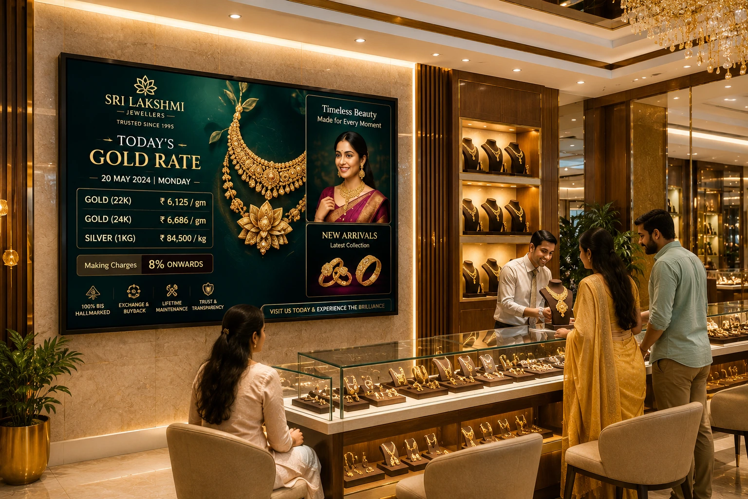 Gold Rate Display