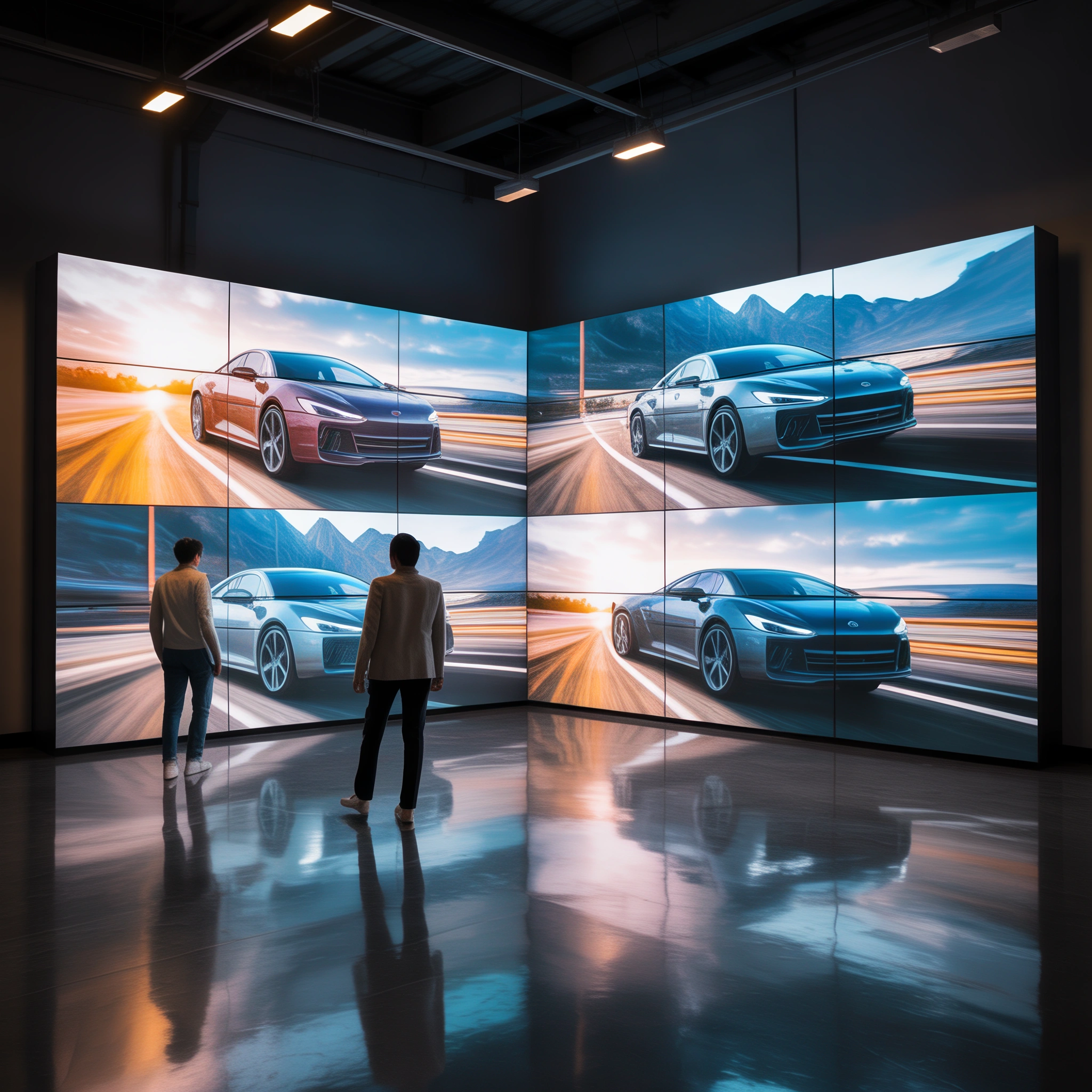 L-Shape LED Video Wall
