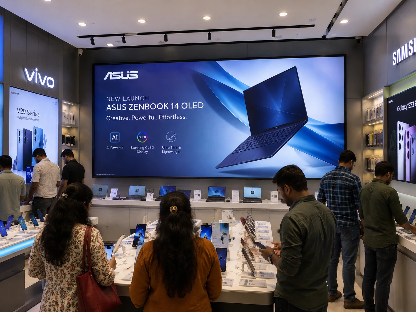 Mobile Showroom Video Wall