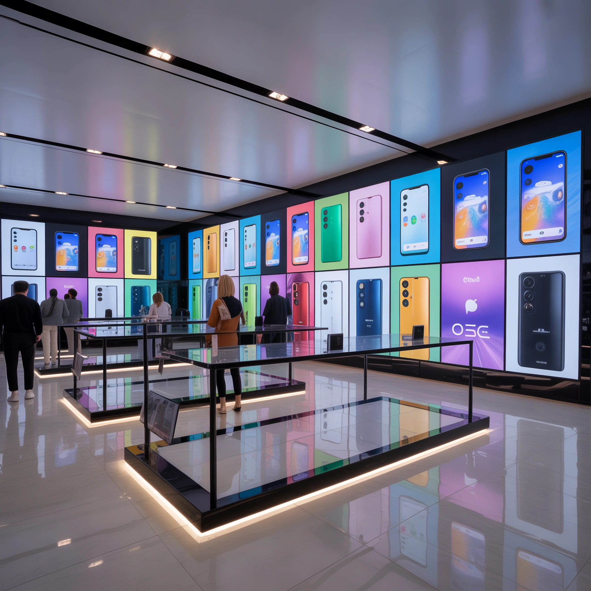 Mobile Showroom Video Wall