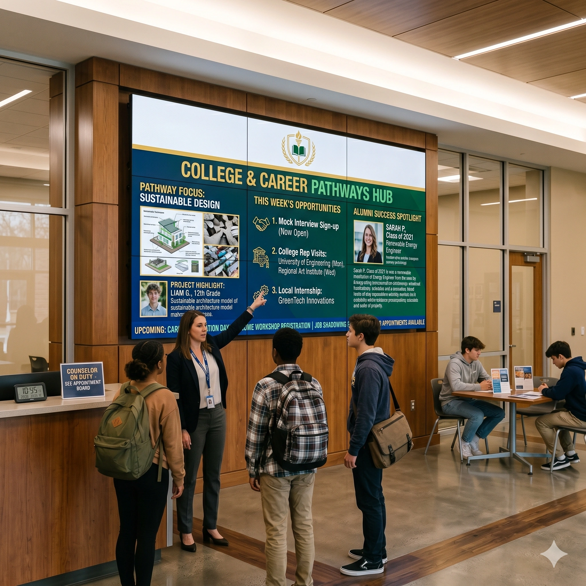 Indoor School Video Wall